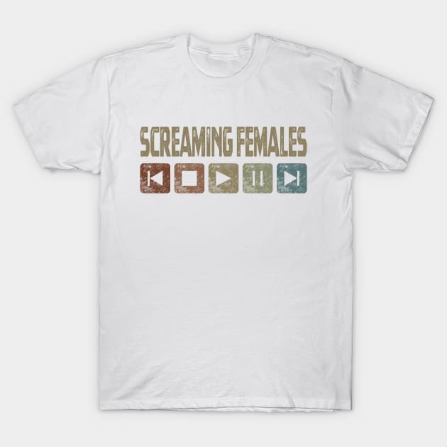 Screaming Females Control Button T-Shirt by besomethingelse